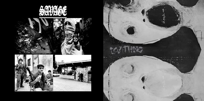 Savage / Loathing - split 7" (black vinyl)
