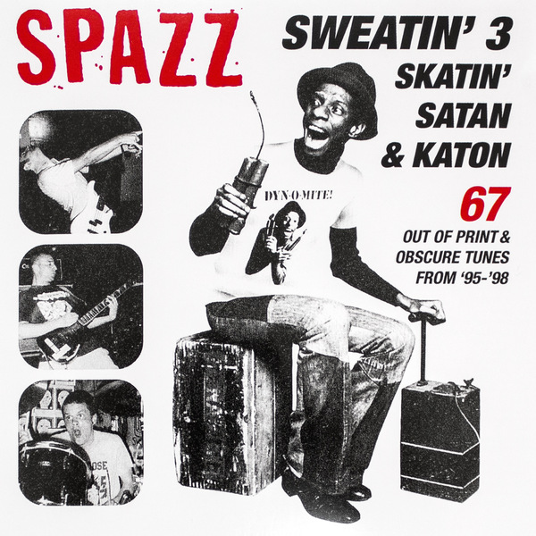 Spazz - Sweatin' 3 Skatin' Satan & Katon CD (image for) Spazz - Sweatin' 3 Skatin' Satan & Katon CD