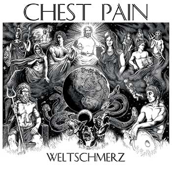Chest Pain - Weltschmerz LP (coke bottle clear vinyl)