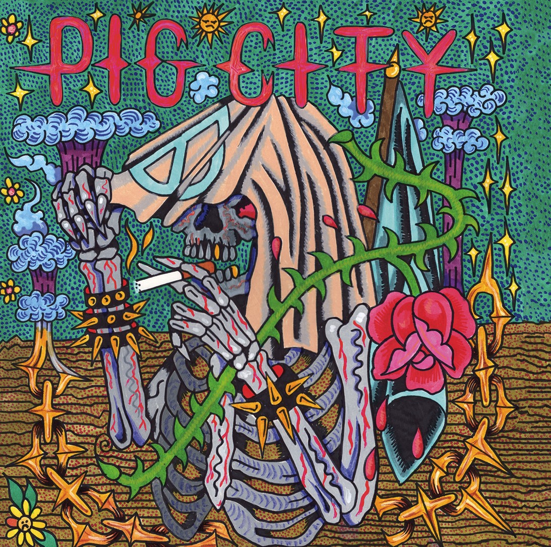 Pig City - Self Titled LP (blue vinyl) [PRE-ORDER]